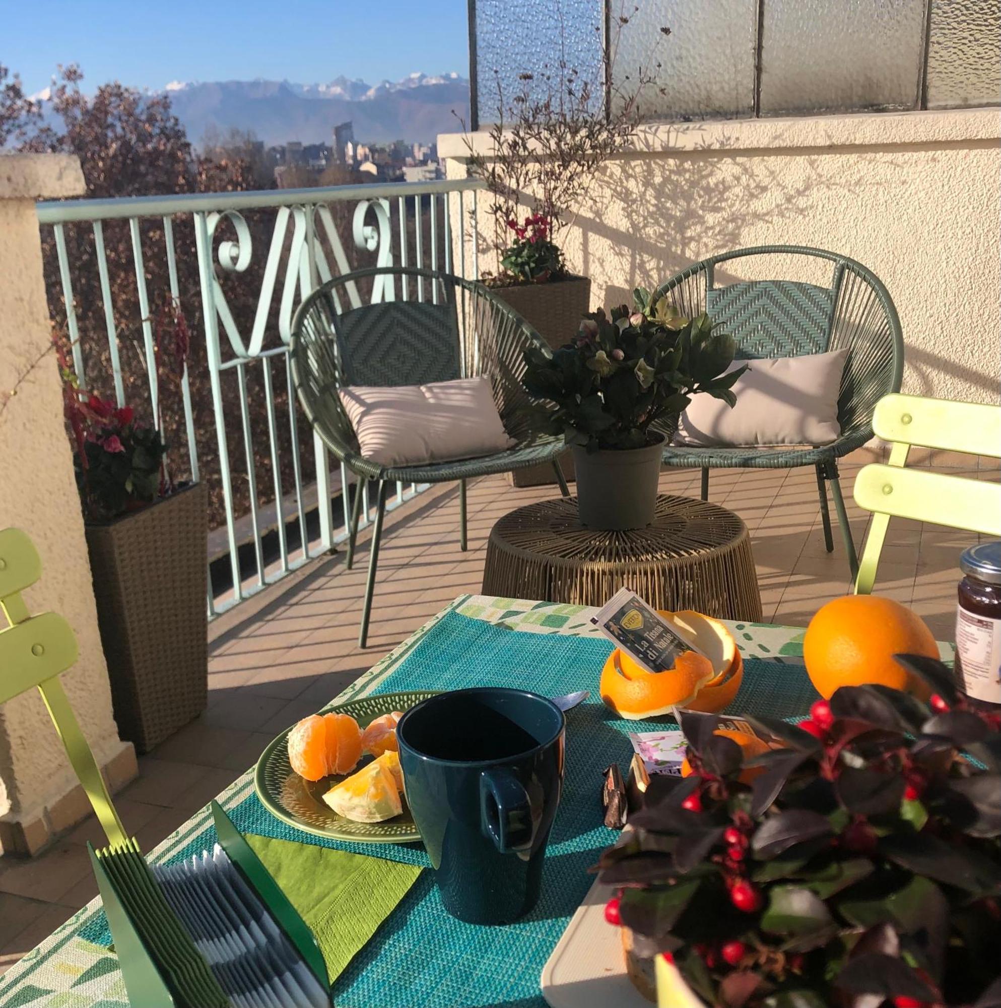 Attico Ellen Terrazza Con Vista Turim Exterior foto