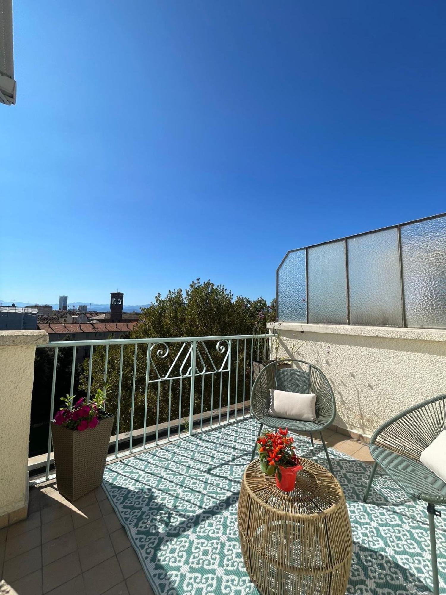 Attico Ellen Terrazza Con Vista Turim Exterior foto